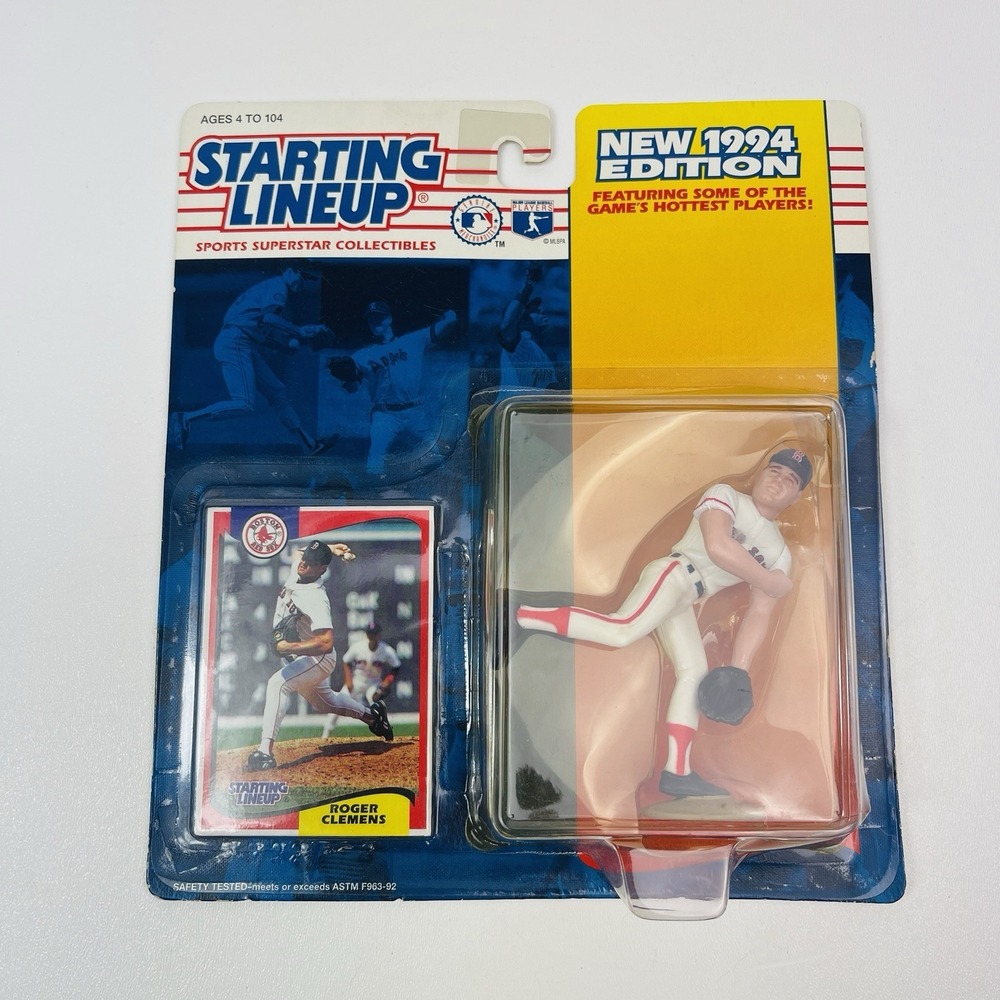 1994 MLB Roger Clemens Boston Red Sox Starting Lineup SLU Figure Card